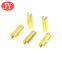 23mm Outer Diameter 4mm Brass Material Bullet Shape Metal Aglets for Sport Pants