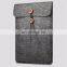 Fashion felt bag wool felt laptop sleeve custom neoprene felt sleeve case with handle