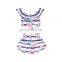 Baby Off Shoulder Top And Paperbag Short Kids Summer Clothes 2019 Girls Boutique Clothing