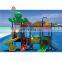 Outdoor water slide water pool play equipment outdoor water park games for kids JMQ-18169B