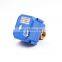 2.5MN mini electric ball valve with manual override