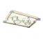 Atmospheric living room lights led ceiling lamp bedroom light emitting side of the new creative restaurant lighting