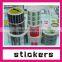 Self Adhesive non-drying glue label printing