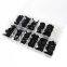 HE09 350PCS Black Car Universal Bumper Fixed Clamp Push Type Fasteners
