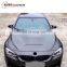 3 series 4 series gts style car engine hood scoop cover bonnet for F30 F32 hood scoop cover bonnet iron material