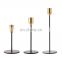 Long Stem Iron Candlesticks Candle Tealight Holders Black Gold Metal Candle Holder Luxury Home Decoration Holiday Party