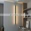 Minimalist Wall Light Line Black Solar Light Indoor And Outdoor Decorative Wall Light LED Long Wall Lamp