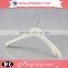 CY-647 new premium luxury plastic cloth hanger white plastic hanger with notch                        
                                                                                Supplier's Choice