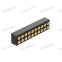 Denentech 1.27mm pitch Dual Row H2.0mm Straight SMT PogoPin connector
