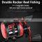 Max Drag Power 6kg 4.7:1 High Speed Gear Ratio Saltwater Bass Pike Fishing Baitcasting Reels