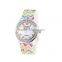 hot silicone watch , diamond geneva quartz watch water resistant