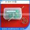 Plastic box with shapes steel wire plated Ni paper clip