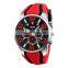 New Design SKMEI 9128 Fashion Quartz Watch Men Big Dial Chronograph Sports Wrist Watch