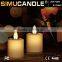 flickering wick votive candle led for hotel decoration with USA and EU patent