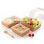 Microwave safe custom cardboard takeout bento lunch box for food