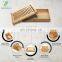 Foldable Bamboo Bread Slicer with Crumb Tray Adjustable Bamboo Bread Cutter for Homemade Bread Loaf Cakes Bagels Slicer