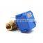 3v 5v 6v 12v 24v 110v 220v CWX-25S 2 way brass ss304 mini electric motorized water motorised ball valve