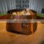 Patio Camping Wood Burning Corten Steel Outdoor Fire Pit