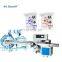 horizontal flowpack auto wrap packaging machine ice cube packing line