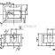 Blocks fitting BL BR TL TR ISO1161 Steel Container Corner Casting