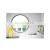 Fixed glass window upvc/pvc materials frame vinyl profiles wooden round window