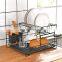Kitchen Shelf Rack Organizer Storage shelf rack Tableware Drain Rack