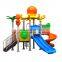 Indoor and outdoor playground kids playground slide combined plastic slide for sale