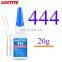 20g Loctiter 435 444 460 Instant Dry Super Glue No Whitening No Smell Plastic Wood Rubber Metal Universal Transparent Adhesive