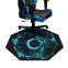 non slip Natural rubber foam gaming floor protecting gaming zone chair mat desk mat office rolling chair mat