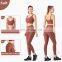 No T Line High Waist Stripe Stitching Tights Sports Leggings Soft Yoga Pants