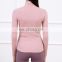 Top Sell Zipper Sports Jackets With Thumb Hole Quick Dry Long Sleeve Slim Fit Sports Tops Women Workout Running Yoga Jacket