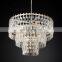 Marignan Five-Tier Round Industrial Crystal  Chandelier  For Living Room Hotel Ceiling Home Decor Lighting Metal Hang Lamps