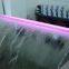 RGB LED Waterfall Light for Garden Pool Decoration Replaceable Strip Water Descent Fountain