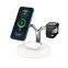 3-in-1 Portable Charging Station fo Devices ABS 5W-15W Fast Magnetic Wireless Charger