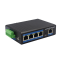 BL160P 5 RJ45 DC 12-52v Industrial POE Switch with Good Optical and Electrical Characteristics