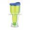 BPA Free plastic double wall freezer beer mug