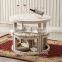WH-4069 European Style Solid Wood Multifunctional Round Table and Stool