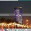 Outdoor Building Facade Programmable Beautiful Led Signs Decorative Wall Light