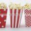 Red Popcorn Paper Cups Popcorn Box for Christmas