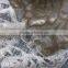 Elegant Flower Pattern Organza Jacquard Upholstery Fabric