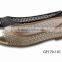 2015 new high quanlity lady fashion laser drilling ballerina shoes