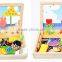 Good Wooden Toys Magnetic Game Box With Patterns kids Educational Games