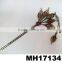 antique crystal flower metal hair stick barrette