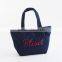 factory wholesale denim cotton canvas tote insulated lunch bag