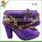 wholesale gold flat shoes lady casual shoes womens matching shoe and bag set korean design