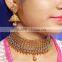 Indian Traditional Gold Plated Choker Set