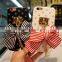 2016 new protect luxury leather cover stripe case for iphone 6 6s