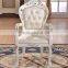 Upscale leather solid wood armchair