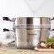 Romantic steamer pots with bakelite handle