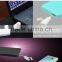 CE FCC ROHS led torch light portable power bank with retractable cable